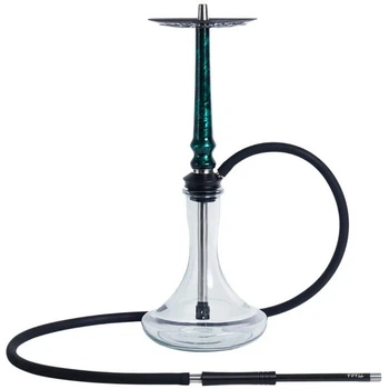 Кальян Tiaga Hookah Astra, изумрудный, стильный дизайн, высота 53 см на колбе Craft прозрачная 5092648