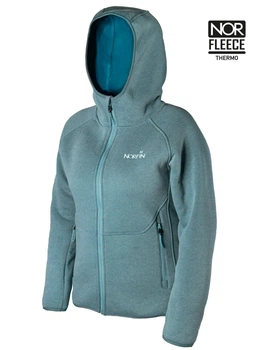 Куртка жіноча флісова Norfin Women SNOWCREST (світло-сіра, PL+віскоза) XL (205333) 389504-XL