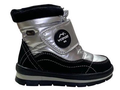 Дитячі зимові черевики для дівчинки Weestep 57015S 24 сталевий (8938)