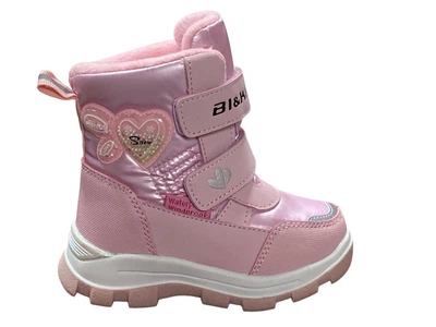 Дитячі зимові черевики для дівчинки BiKi 01205A 25 рожевий (10865)