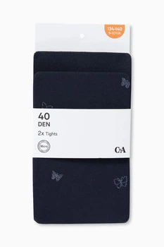 Комплект колготок 40ден (2 пари) C&A 2208817c43 122-128см комбінований (100001490)