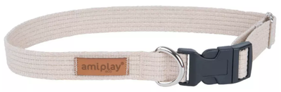 Obroża dla psa Comfy by AquaEl AMIPLAY regulowany L Beżowa (5907563223189)