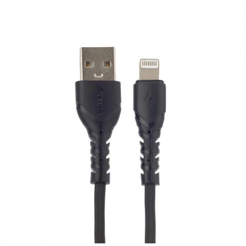 Дата кабель USB 2.0 AM to Lightning 1.0m 3A black Proda (PD-B47i-BK) (321614)