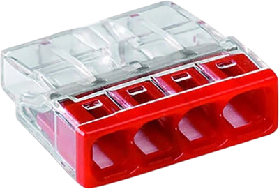 Szybkozłączka Wago na drut 4 x 0.5-2.5 mm 100 szt. (2273-204)