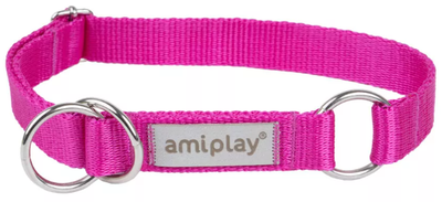 Obroża dla psa Comfy by AquaEl AMIPLAY półzaciskowa Samba L Różowa (5907563278646)