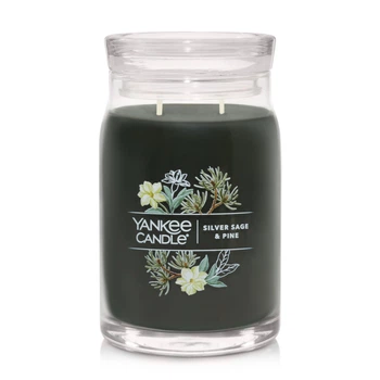 Ароматическая свеча Silver Sage & Pine Large Yankee Candle (1629993Е)
