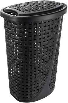 Kosz na pranie Orion plastikowy Czarny 45 l (8694917007539)