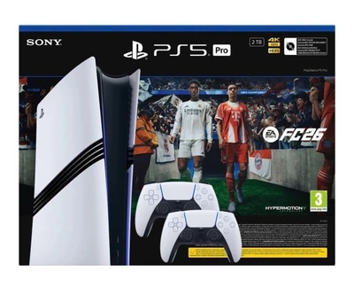 Ігрова консоль Sony PlayStation 5 Pro 2Tb EA SPORTS FC 26 Bundle + DualSense (White)