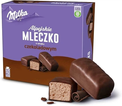 Цукерки Milka alpejskie mleczko смак шоколаду 330 г