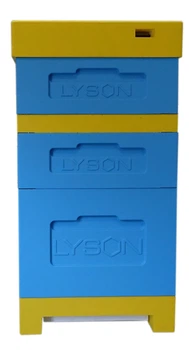 Улей Lyson Дадан на 10 рамок с гигиеническим дном крашеный