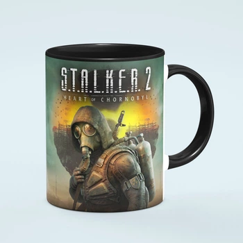 Чашка STALKER 2: Heart of Chornobyl 330 мл Чёрная