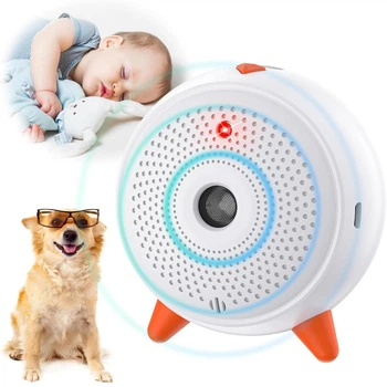 Ультразвуковий пристрій проти гавкання собак QueenMew K12 Bubbacare комбінований White