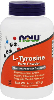 Добавка Now Foods Тирозин L-Tyrosine порошок 113 г (733739002655)