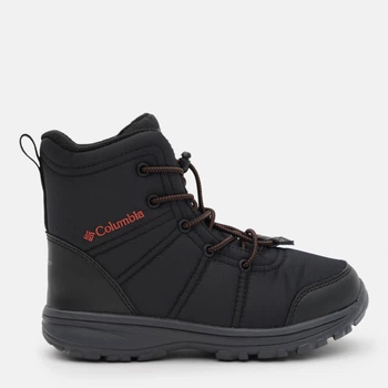 Детские зимние ботинки для мальчика Columbia Youth Fairbanks Omni-Heat 2100031CLB-010 34 (3) Черные (0990060273103_0195981594171)