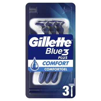 Одноразовая бритва для бритья мужская Gillette Blue 3 Plus 3 шт