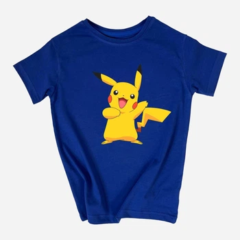 Дитяча футболка для хлопчика Спиногриз Pokemon Go №09-0126 98 см Синя (ROZ6400148390)
