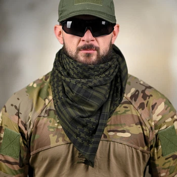 Шарф Арафатка олива 110х110 см