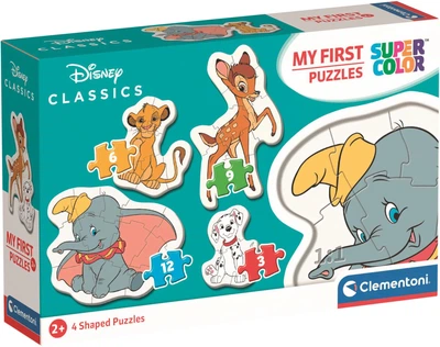 Puzzle 4 w 1 Clementoni Disney Animals seria My First Puzzles 20806 (8005125208067)