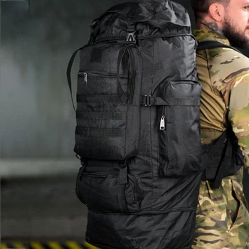 Рюкзак 80л Monte с креплением Molle черный