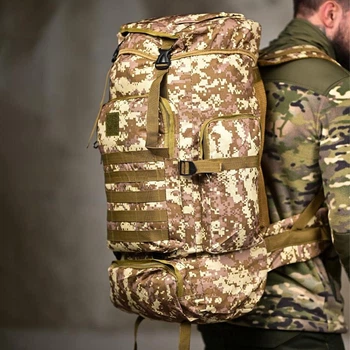 Рюкзак Tactic Outdoor Sahara 70 л піксель 70×35×20 см