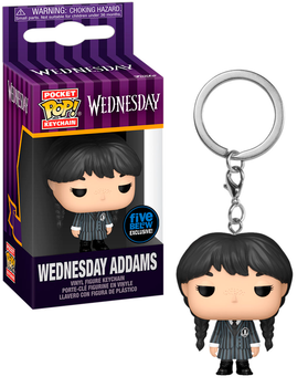 Фігурка брелок Funko Pop Фанко Поп Венздей Аддамс Wednesday Addams 4 см W WA KC 1309