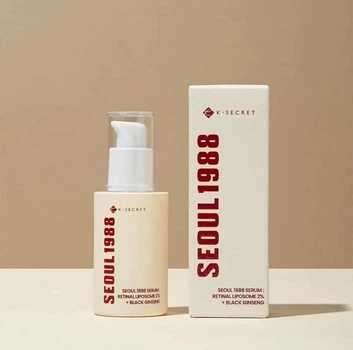 Антивікова сироватка з ретиналем K-Secret Seoul 1988 Serum: Retinal Liposome 2% + Black Ginseng 30 мл