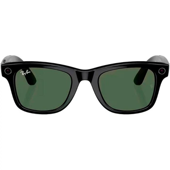 Смарт-очки Ray-Ban Meta Wayfarer Shiny Black Frame Green Lenses (RW4006 601/71 50-22) Б/У [145519]