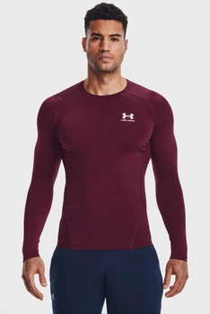 Лонгслів UA HG Armour Comp LS бордовий Чол LG DT-1361524-609, Цвет бордовий, Размер (Европа - LG DT-1361524-609 XL