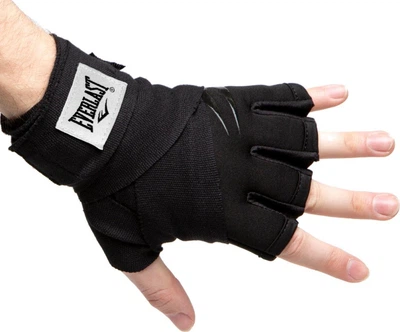 Бинти рукавички Everlast EVERGEL FASTWRAPS чорний Уні S P00002027