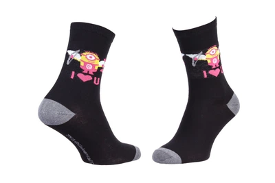 Шкарпетки MinionS Minion + AILES+FLECHES чорний Діт 36-41 13890131-5