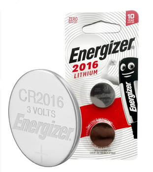Батарейка Energizer CR2016 3V Lithium (2 штуки)