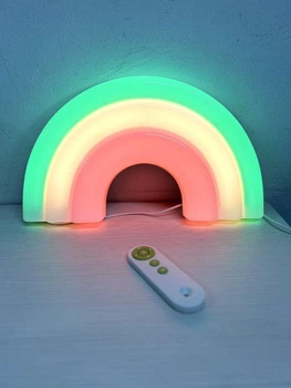 Неоновий світильник на стіну нічник декоративний neon неонова лампа на стіну веселка