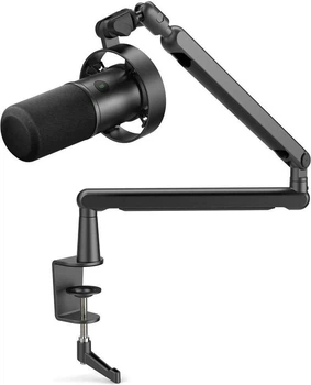 Мікрофон студійний/ для стрімінгу, подкастів Fifine T688 Black