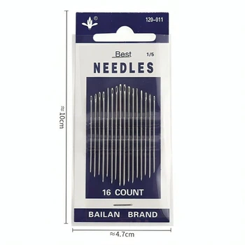 Набор иголок NEEDLES N120-011, для ручного шитья (16шт)
