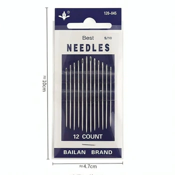 Набор иголок NEEDLES N120-045, для ручного шитья (12шт)