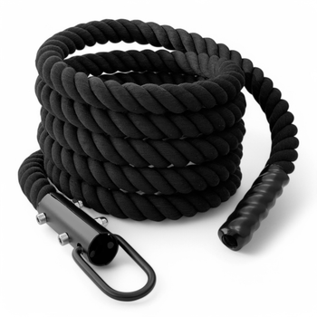 Канат для лазіння Orlins 3 м діаметр 50 мм бавовняний з кронштейном чорний (RO-60)