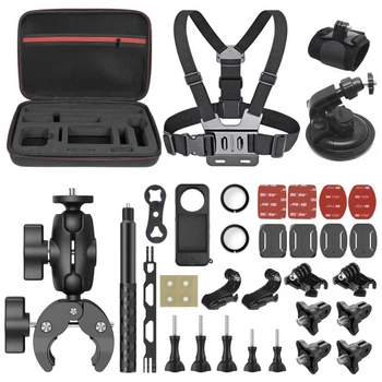 Набір кріплень для екшн камери Insta360 на мотоцикл Puluz g prof HQS-Bundle-N04