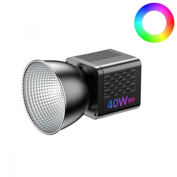 Портативный постоянный свет COB RGB с аккумулятором CRI 95+ HSI 360 40Вт 2500-6500К Ulanzi L024 2025г