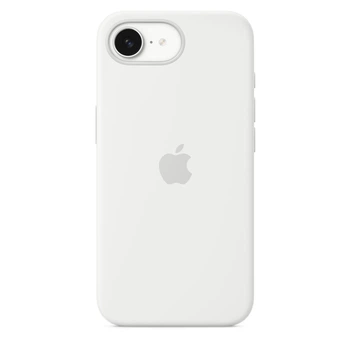 Чохол-накладка Silicone Case (AAA) для iPhone 16e/17e White з MagSafe (ASC16EWHT)