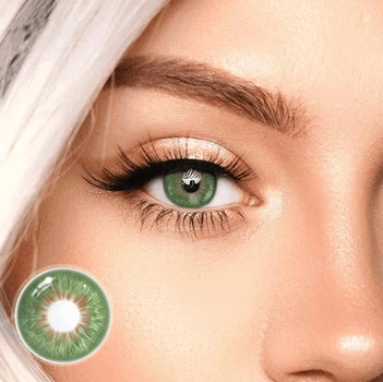 Зелені контактні лінзи ELITE Lens Єнігма грін 2 шт