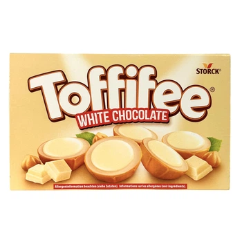 Конфеты Toffifee карамельные в белом шоколаде 125 г