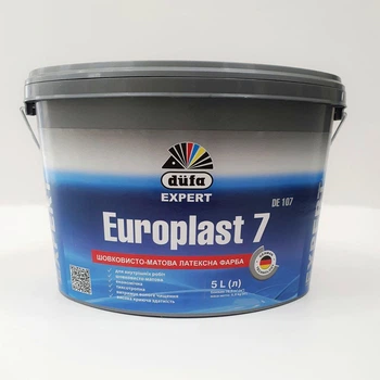 Латексная краска DUFA EUROPLAST 7 (ДЮФА ЕВРОПЛАСТ) 5л шелковисто-матовая