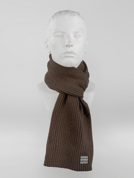Шарф мужской вязаный VALDAI SCARF 160 x 20,5 см Коричневый