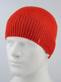 Шапка мужская из пряжи STRANGER One Size (56-60) Оранжевый