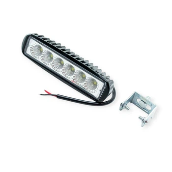 Фара дополнительная LED прямоугольная 150х44х42 (Д, В, Ш) 18W ближний EPISTAR Megalight
