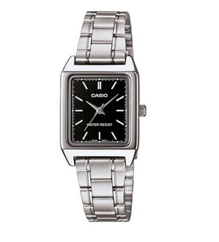 Женские классические часы Casio LTP-V007D-1E Черный