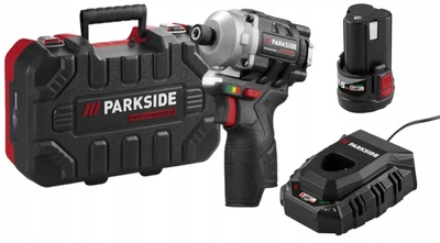 Аккумуляторный импакт PARKSIDE PERFORMANCE PDSSAP 12 A1 + аккумулятор 2,5 Аг + зарядное устройство 6 А