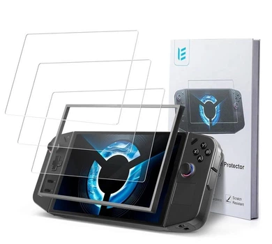 Защитное закаленное стекло RGeek 9H твердость для Lenovo Legion Go - защита экрана от царапин и ударов ( 3шт в коробке )