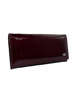 Женский кошелек Balisa бордового цвета из натуральной кожи ( 19 × 9 × 3 ) ( 826H )