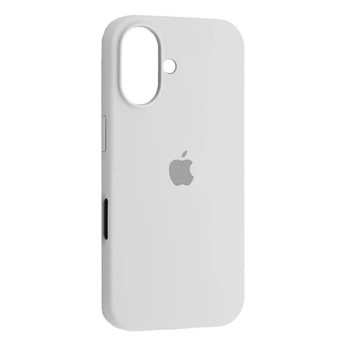 Чехол для iPhone 17 силиконовый Soft-touch Silicone Case Full Size (AA) White